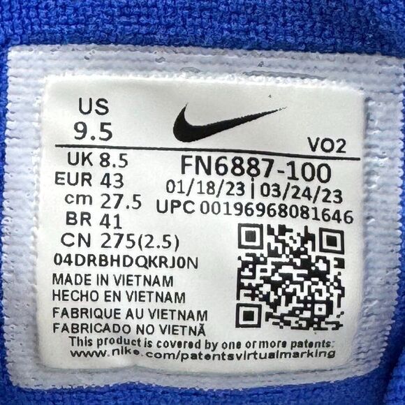 Nike Air Cross Trainer 3 Low Hyper Pink Racer Blue - Picture 9 of 10